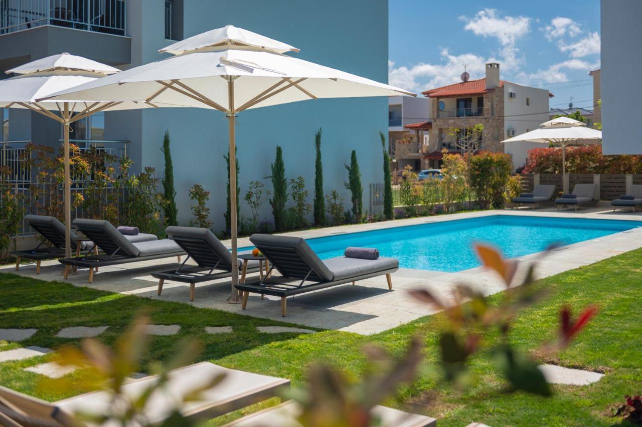 Sea Wind Luxury Apartments With Pool Kassandra Halkidikι Nea Fokea Exterior foto