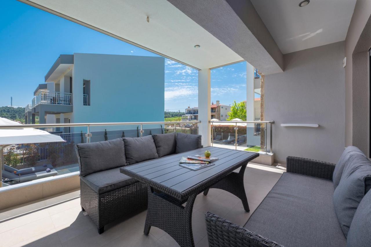 Sea Wind Luxury Apartments With Pool Kassandra Halkidikι Nea Fokea Exterior foto